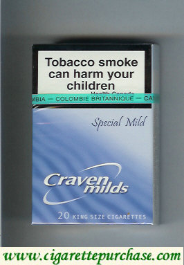 Craven Milds Special Mild cigarettes